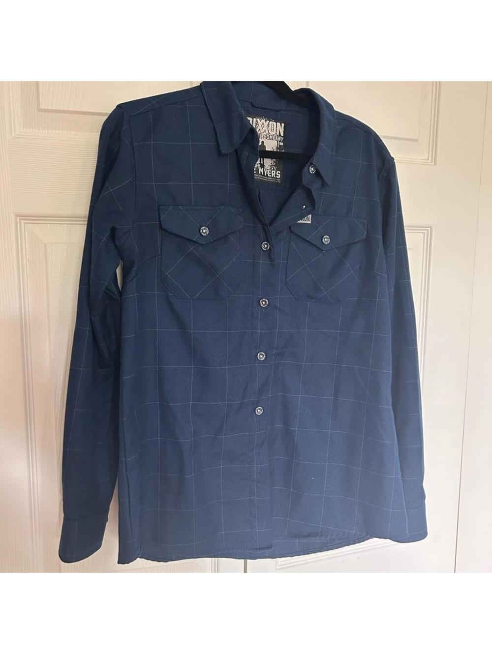 DIXXON Blue Plaid Women's Top